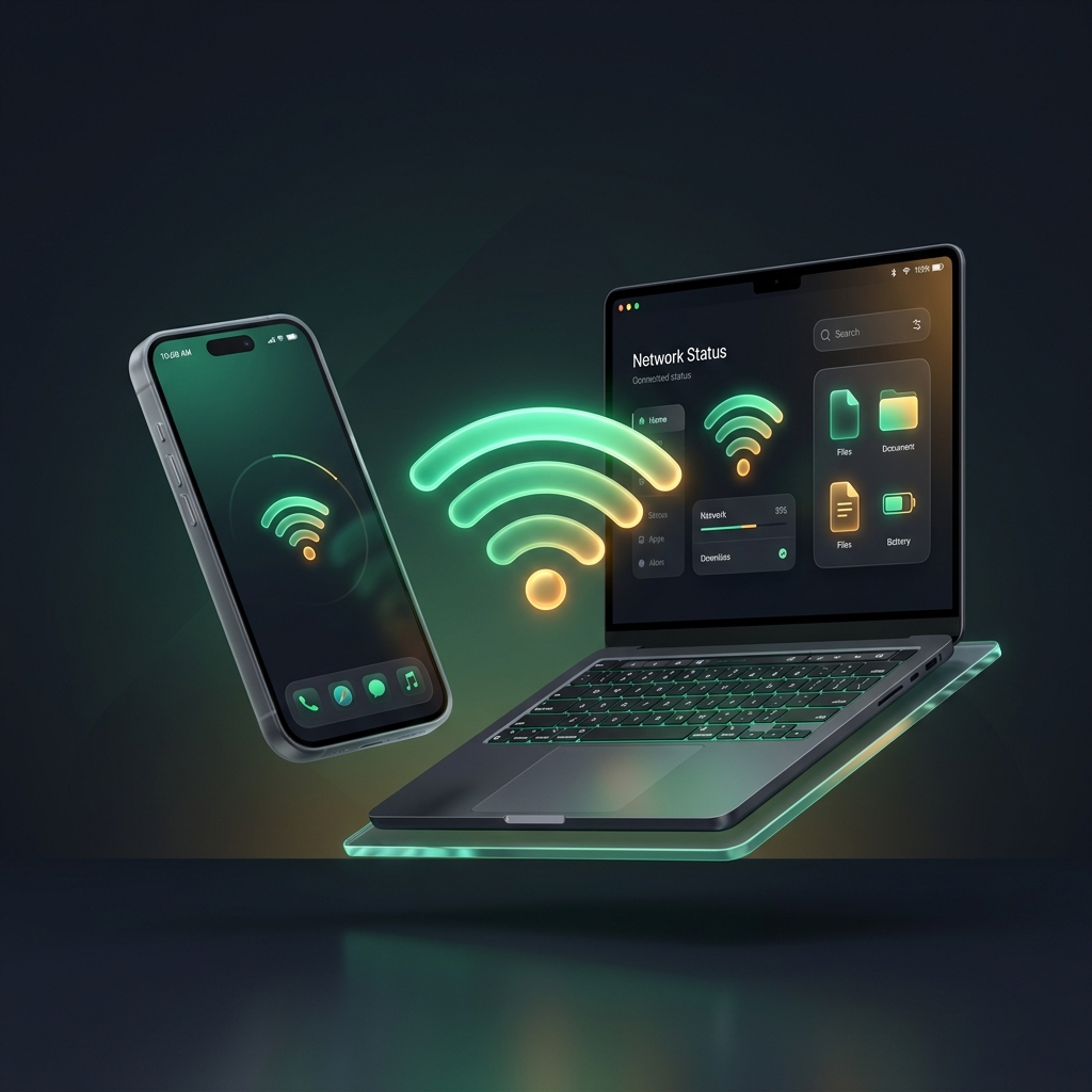 UNJANI Wi-Fi Tech Illustration